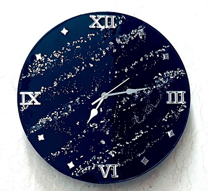 Black Marble Clock